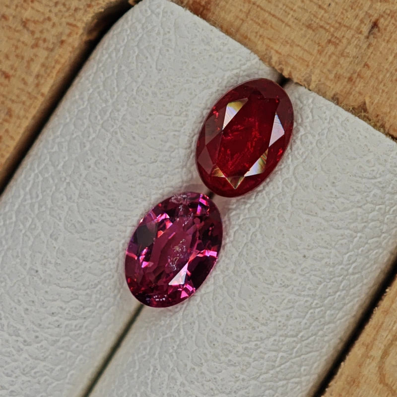 Natural Spinel Pair