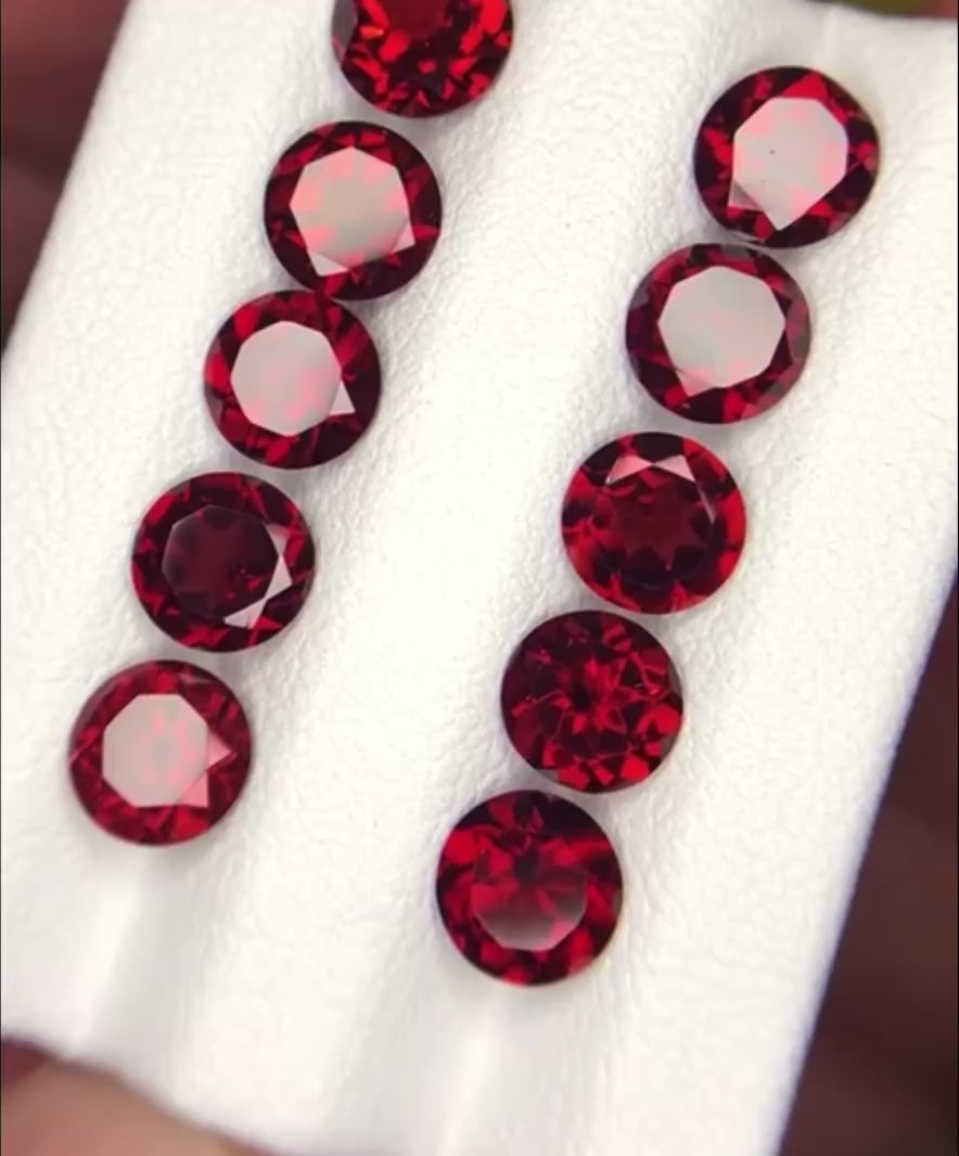 Natural Rhodolite Garnet Lot