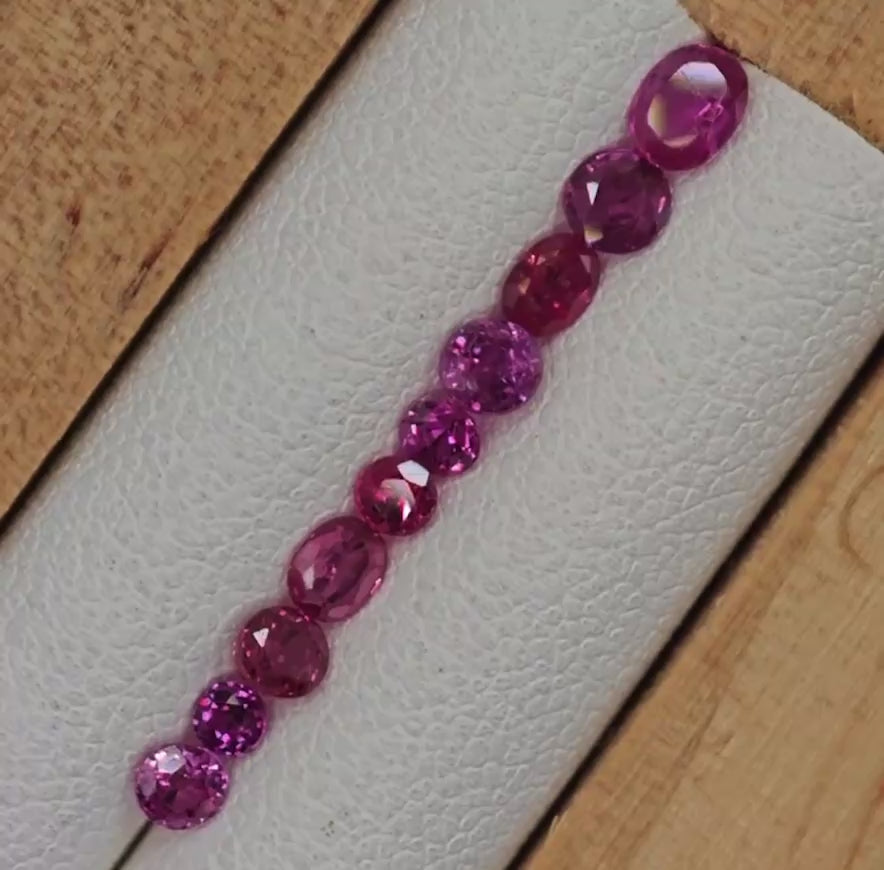 Premium Natural Ruby Heated Lot